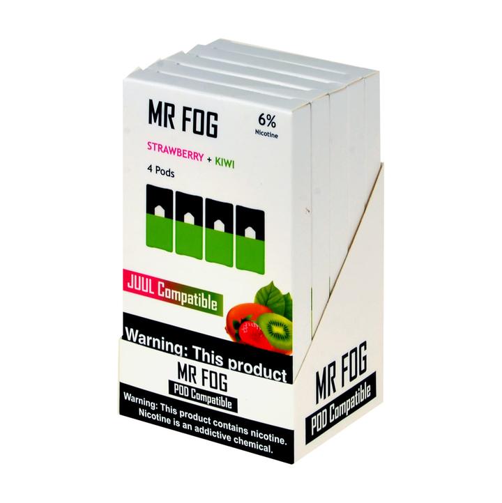 Mr Fog Strawberry + Kiwi 4 Pods