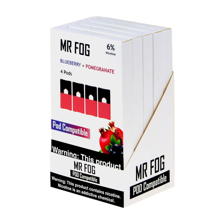 Mr Fog Blueberry + Pomegranate 4 Pods - Vape Shop Australia