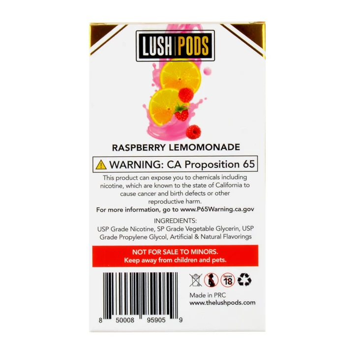 Lush Pods Raspberry Lemomonade Pack of 4