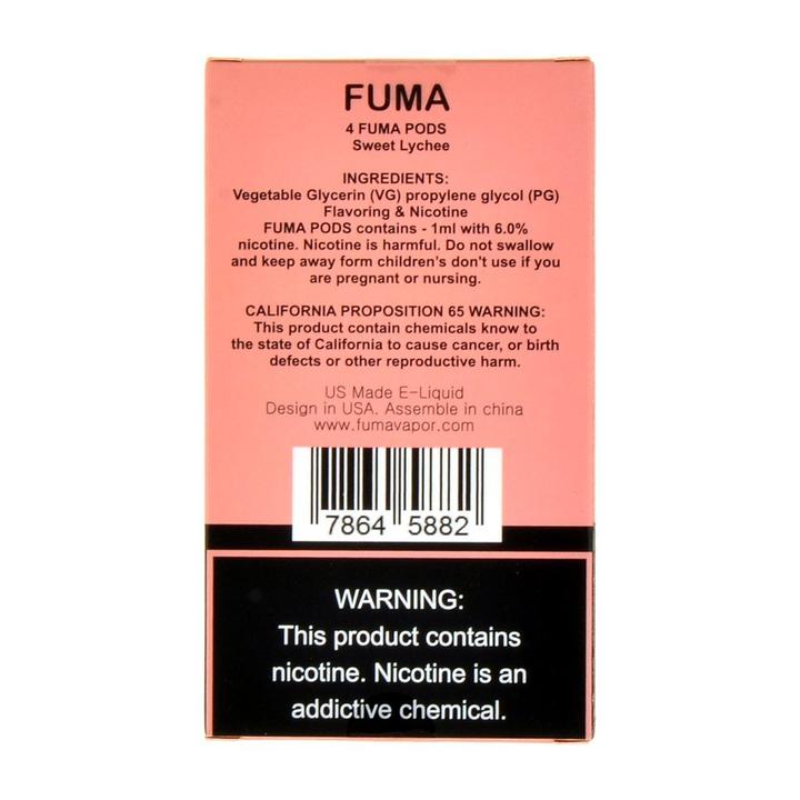 Fuma Sweet Lychee 4 Pods