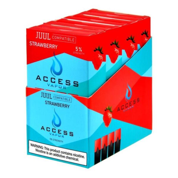 Access Vapor Strawberry 4 Pods - Image 2