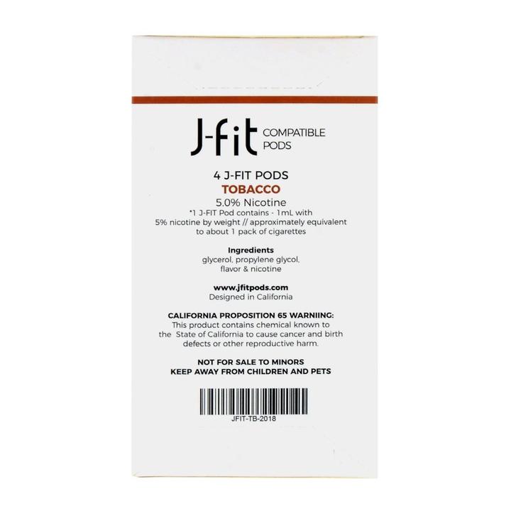 J-Fit Tobacco 4 Pods