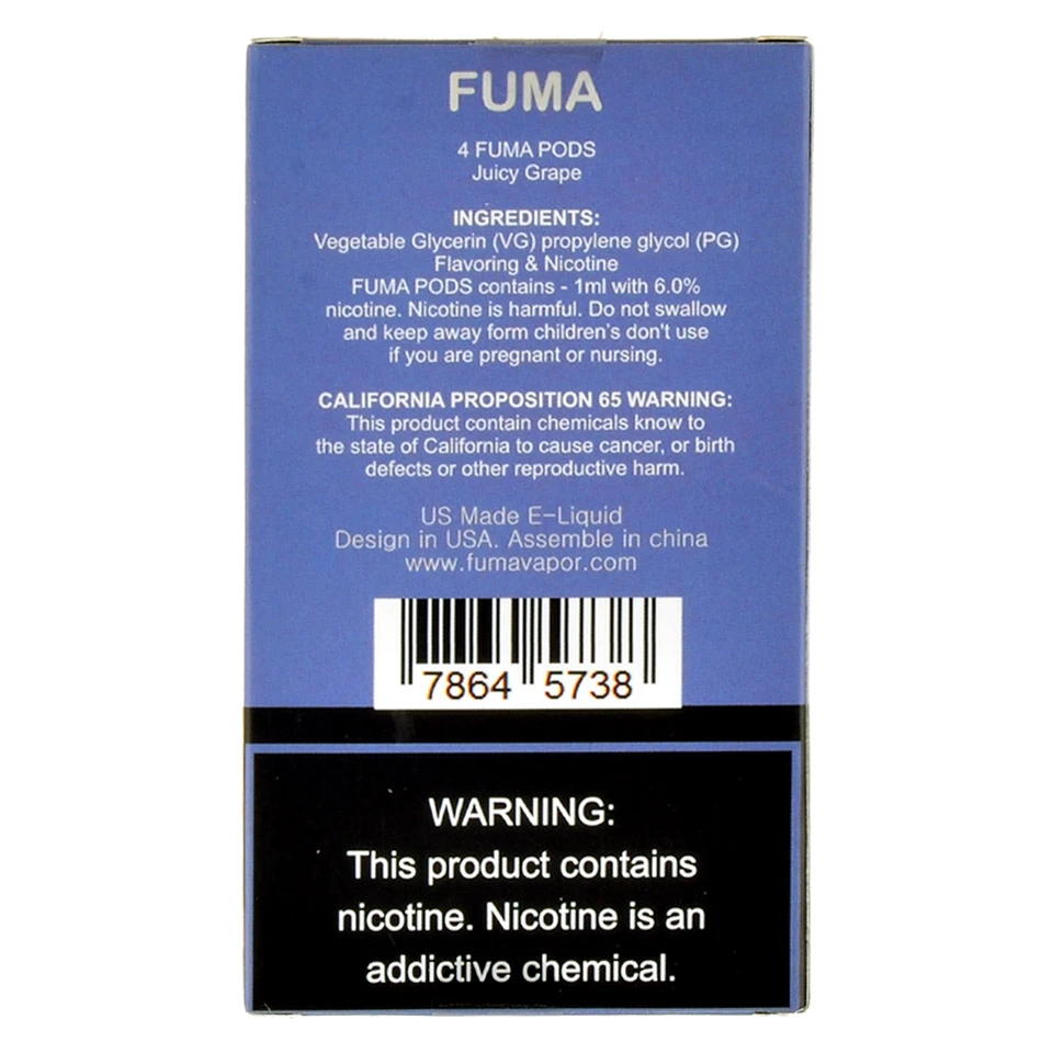 Fuma Juicy Grape 4 Pods