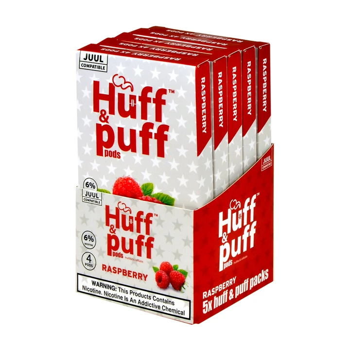 Huff & Puff Raspberry 4 Pods