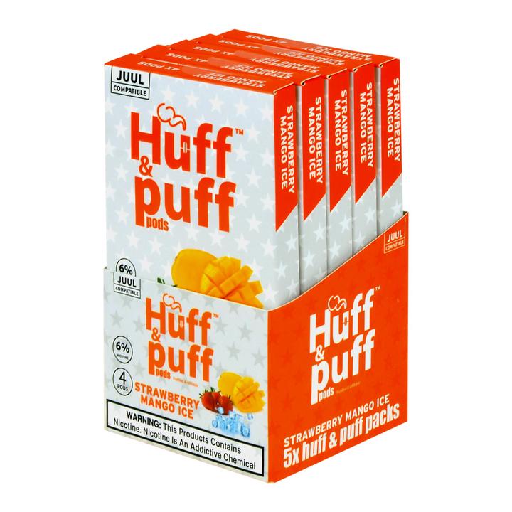 Huff & Puff Strawberry Mango Ice 4 Pods