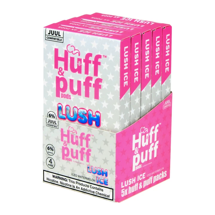 Huff & Puff Lush Ice 4 Pods