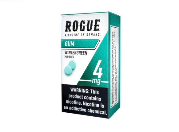 Rogue Wintergreen 4MG, Nicotine gum