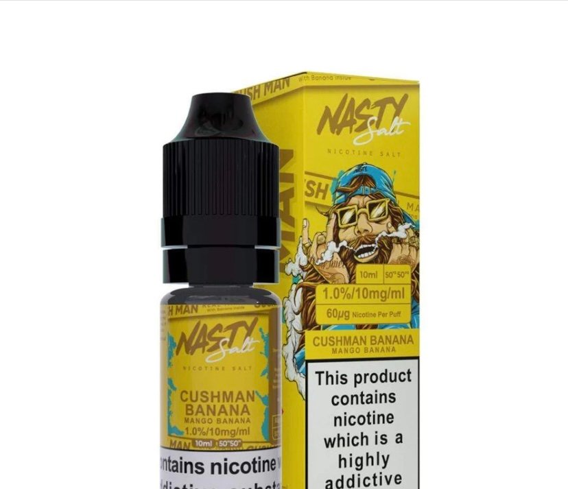 Nasty Juice Nic Salt 10ml - Cushman Banana