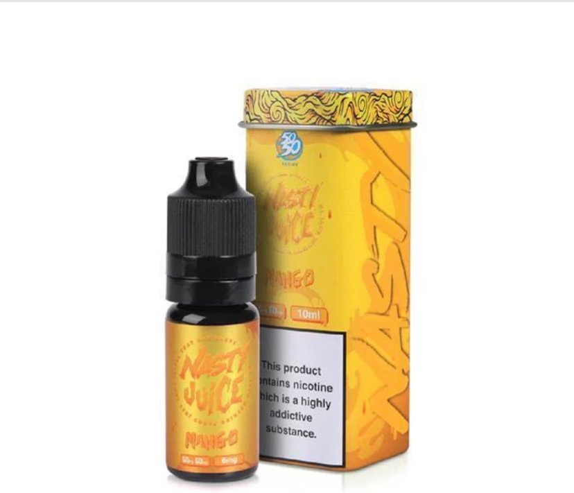 Nasty Juice 10ml E-Liquid - Cush Man - Mango 50/50
