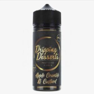Apple Crumble & Custard by Dripping Desserts E Liquid | 100ml Short Fill
