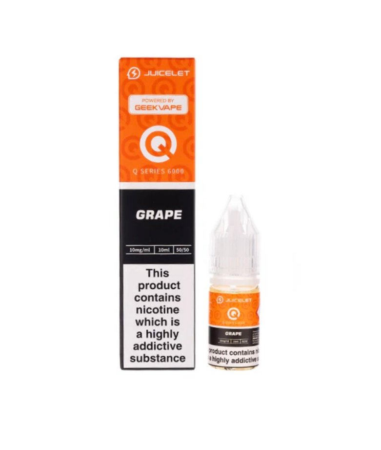 Grape Q Series 6000 Nic Salt E-Liquid by Juicelet