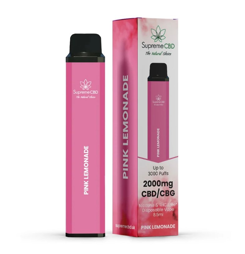 CBD Disposable Vape - Pink Lemonade (2000mg)