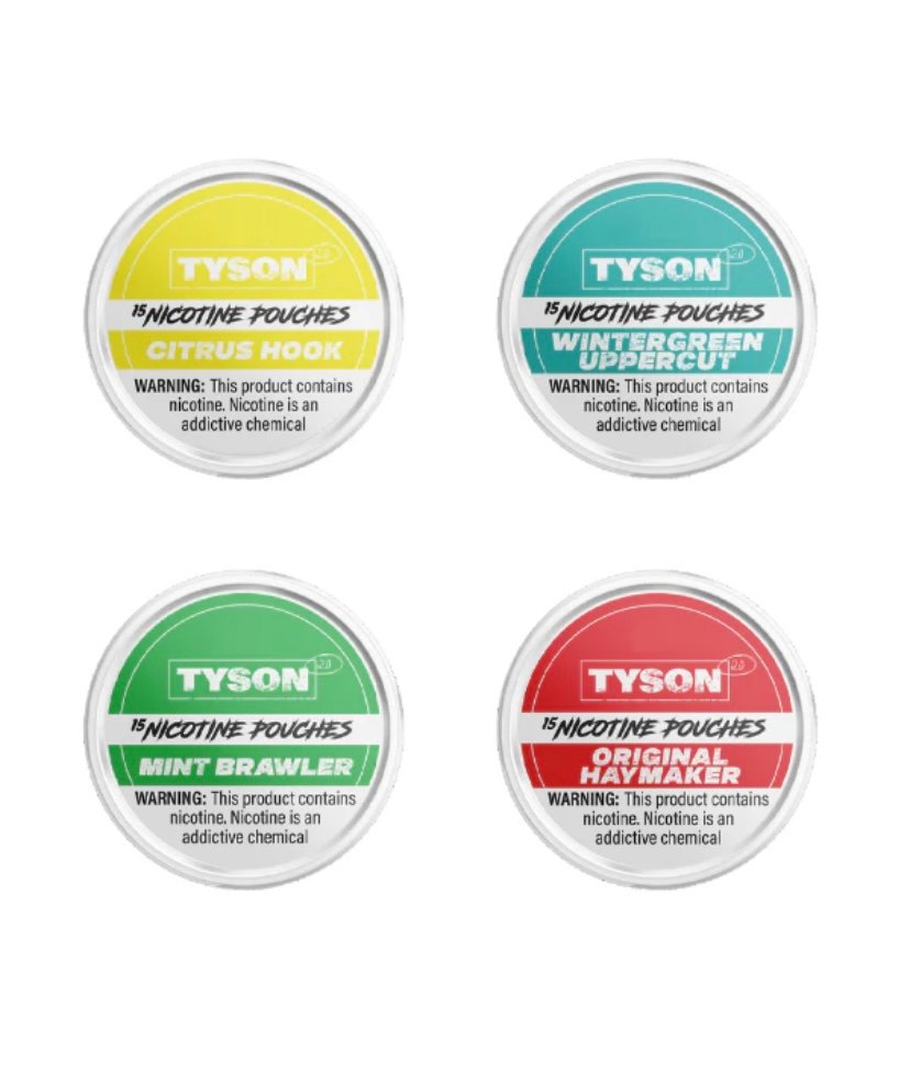 TYSON 2.0 NICOTINE POUCHES 5 PACK