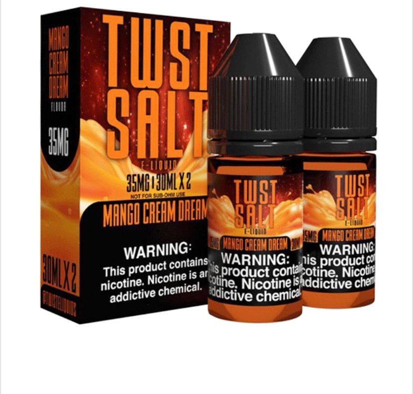 Mango Cream Dream by Twist Salt 60ml (2x30ml) - Image 3