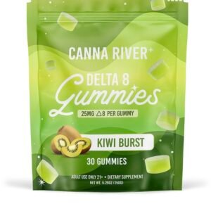 DELTA 8 THC GUMMIES – KIWI BURST – CANNA RIVER