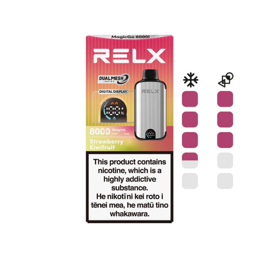 Strawberry Kiwifruit 8000i Puff 18mg/mL