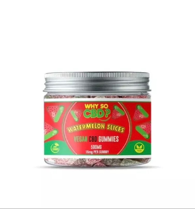 Why So CBD? Watermelon Slices Gummies 500mg