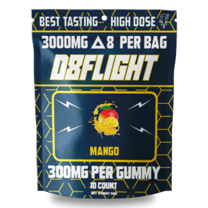 3000MG High Dose Gummies – Mango Flavor